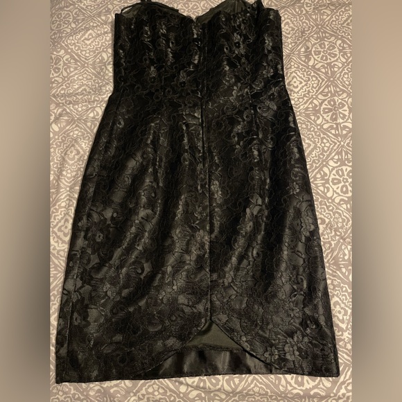 Nu-Mode Black Bodycon Dress Size 7/8 - Picture 2 of 6